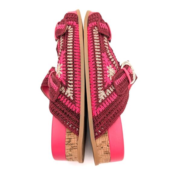 Dolce Vita Ralli Women's Wedge Knit Sandals Double Strap Slide Size US9M EU40 - Picture 6 of 12